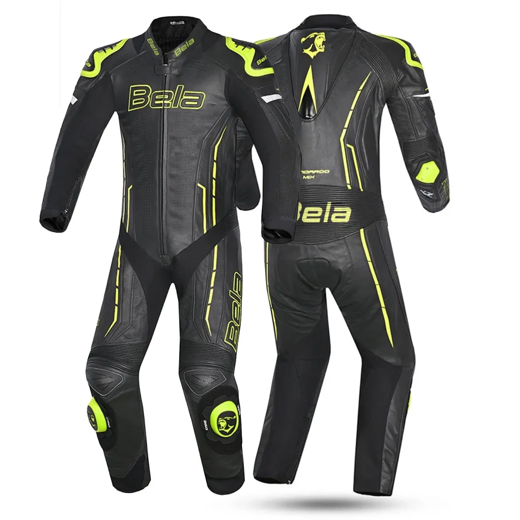 Bela Rocket Black Yellow 1PC Kangaroo Skin Suits Mix Men