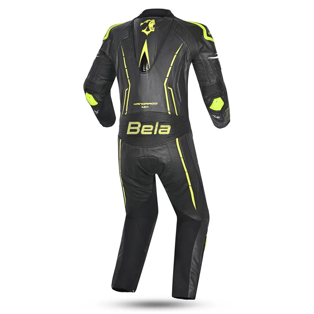 Bela Rocket Black Yellow 1PC Kangaroo Skin Suits Mix Men