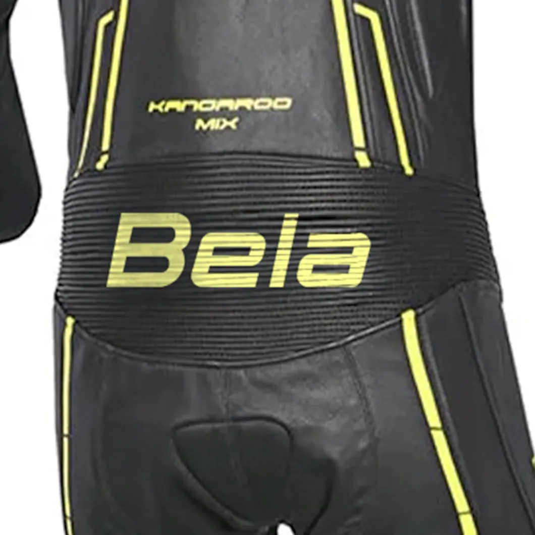 Bela Rocket Black Yellow 1PC Kangaroo Skin Suits Mix Men