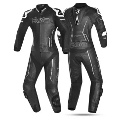 Bela Rocket Grey Black 2PC Kangaroo Skin Mix Women's Tracksuit