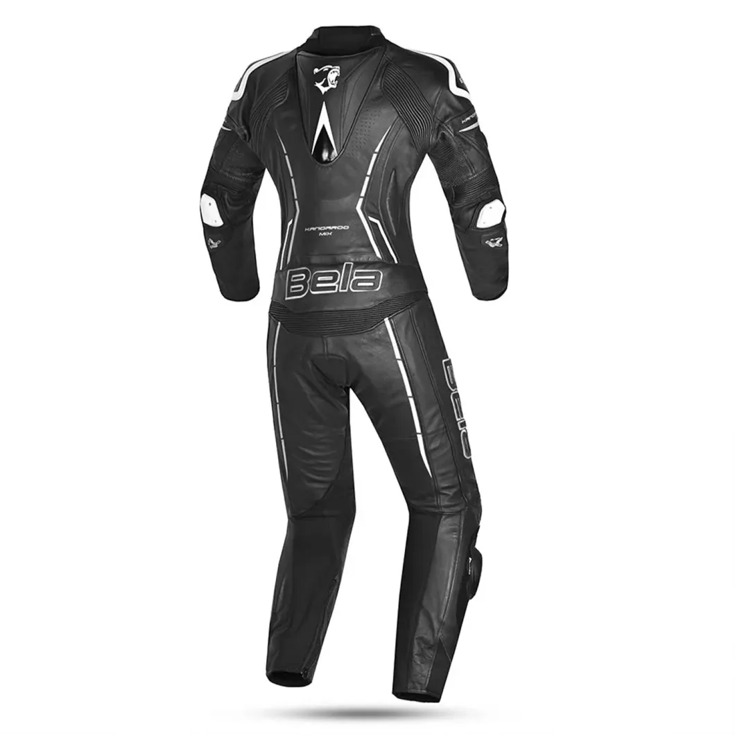 Bela Rocket Grey Black 2PC Kangaroo Skin Mix Women's Tracksuit