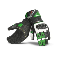 Bela Rocket Long Black/green Motorcycle Glove
