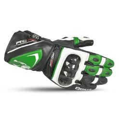 Bela Rocket Long Black/green Motorcycle Glove