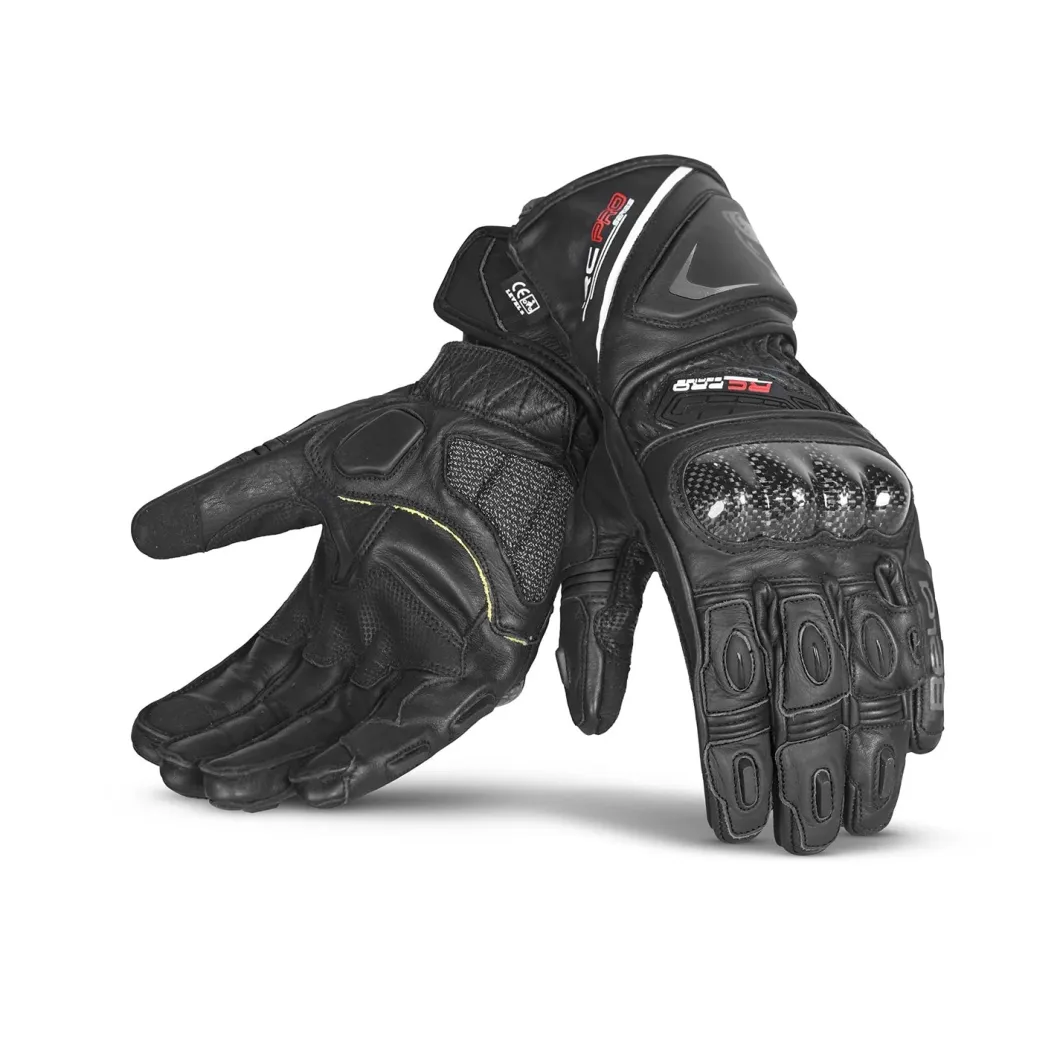 Bela Rocket Long Black Racing Motorcycle Glove