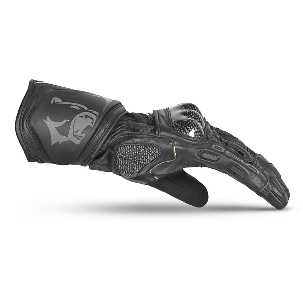 Bela Rocket Long Black Racing Motorcycle Glove