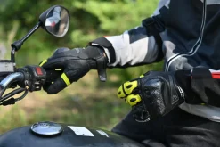 Bela Rocket Long Motorcycle Glove Black/Blue/White