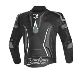 BELA ROCKET MEN'S LEATHER JACKET ANTHIRA BLACK