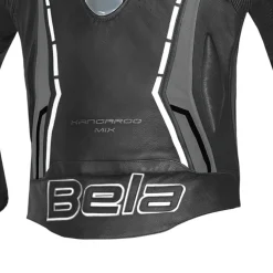 BELA ROCKET MEN'S LEATHER JACKET ANTHIRA BLACK