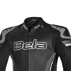 BELA ROCKET MEN'S LEATHER JACKET ANTHIRA BLACK
