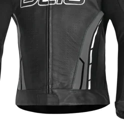 BELA ROCKET MEN'S LEATHER JACKET ANTHIRA BLACK