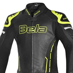 BELA ROCKET MIX KANGAROO 2PC MEN'S TRACKSUIT BLACK YELLOW FLOUR