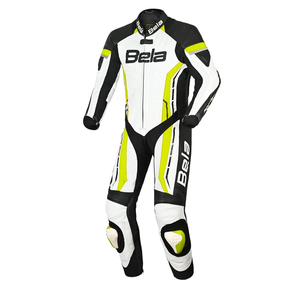 BELA ROCKET MIX KANGROO 1 PC TUTA DI MOTO BAMBINI GARILLO BIANCO