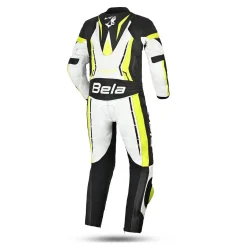BELA ROCKET MIX KANGROO 1 PC TUTA DI MOTO BAMBINI GARILLO BIANCO