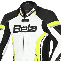 BELA ROCKET MIX KANGROO 1 PC TUTA DI MOTO BAMBINI GARILLO BIANCO
