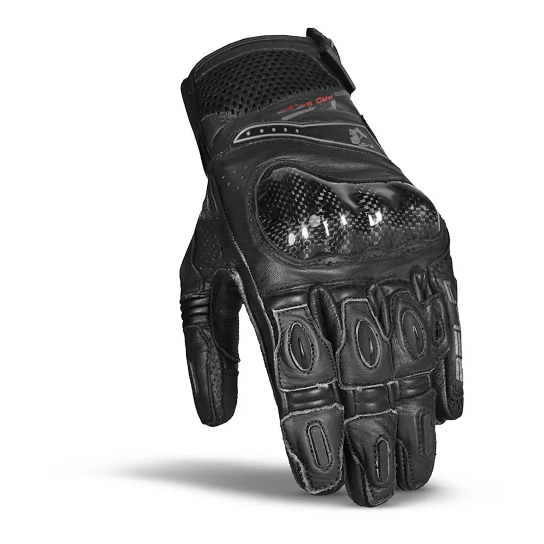 Bela Rocket Short Black Racing Motorcycle Glove