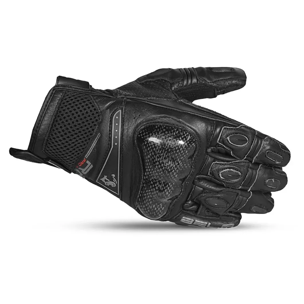 Bela Rocket Short Black Racing Motorcycle Glove