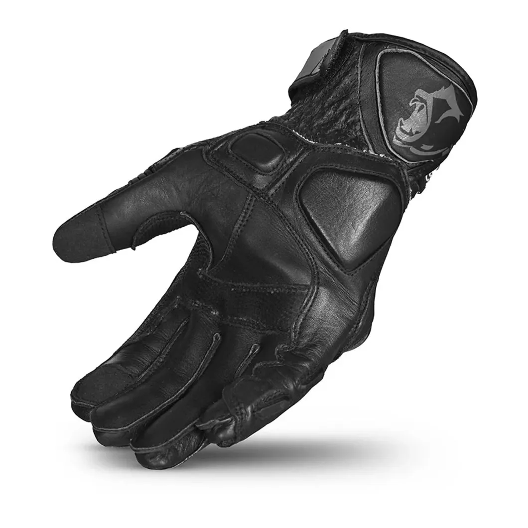 Bela Rocket Short Black Racing Motorcycle Glove