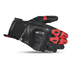 Bela Rocket Short Red/Black Motorcycle Glove