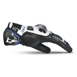 Bela Rocket Short White Blue/Black Racing Motorcycle Glove