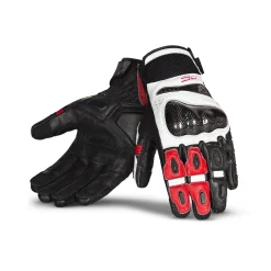 Bela Rocket Short White/Red/Black Motorcycle Glove