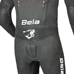 Bela Rollover Black Red 1PC Kids Leather Motorcycle Suits