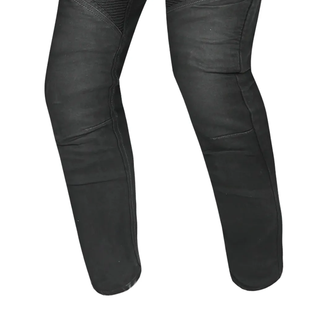 Bela Rosekin Women's Black Vaquero Motorcycle Jeans