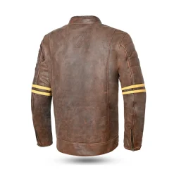 Bela Royal Rider Vintage Leather Jacket Brown/Beige
