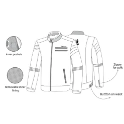 Bela Royal Rider Vintage Leather Jacket Brown/Beige