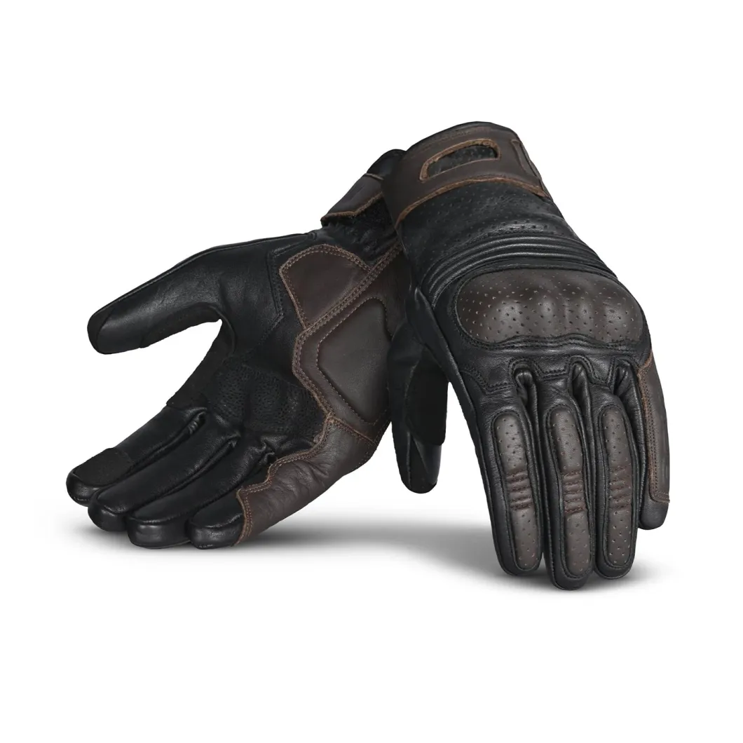 Bela Rush MEN'S Summer Gloves BLACK/BROWN