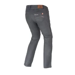 Bela Shirley Lady Wax Coated Motorcycle Jeans Grey