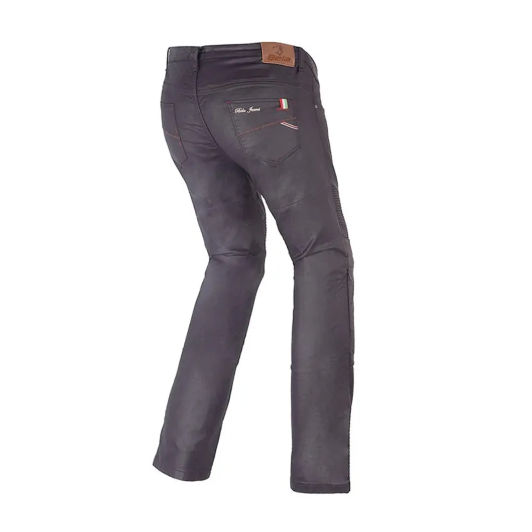 Bela Shirley Women's Motorcycle Jeans Garnet