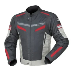 BELA SPRINTER 2-Layer Motorcycle Jacket Men Black/Ice/Red