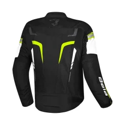 BELA SPRINTER 2-Layer Motorcycle Jacket Men Black Yellow Fluorescent