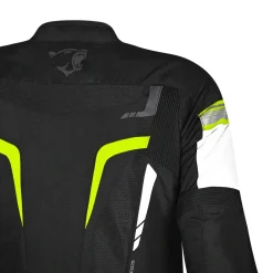 BELA SPRINTER 2-Layer Motorcycle Jacket Men Black Yellow Fluorescent