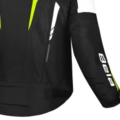 BELA SPRINTER 2-Layer Motorcycle Jacket Men Black Yellow Fluorescent