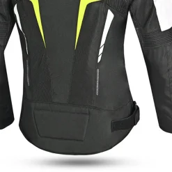 BELA SPRINTER 2-Layer Motorcycle Jacket Women Black Yellow Fluorescent