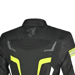 BELA SPRINTER 2-Layer Motorcycle Jacket Women Black Yellow Fluorescent