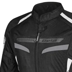 Bela Sprinter Women's Motorcycle Jacket Black/Grey