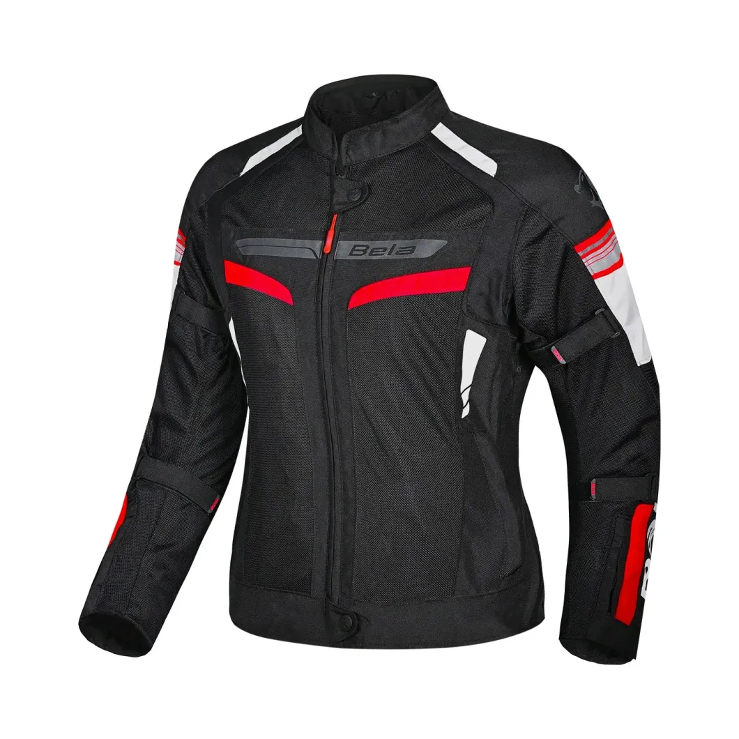 BELA SPRINTER WOMEN'S TEXTILE JACKET BLACK RED