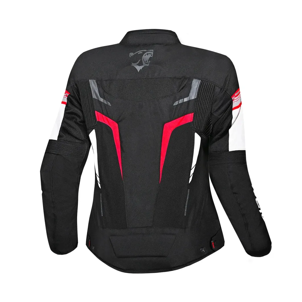 BELA SPRINTER WOMEN'S TEXTILE JACKET BLACK RED