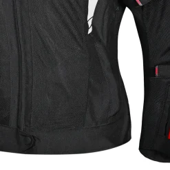 BELA SPRINTER WOMEN'S TEXTILE JACKET BLACK RED
