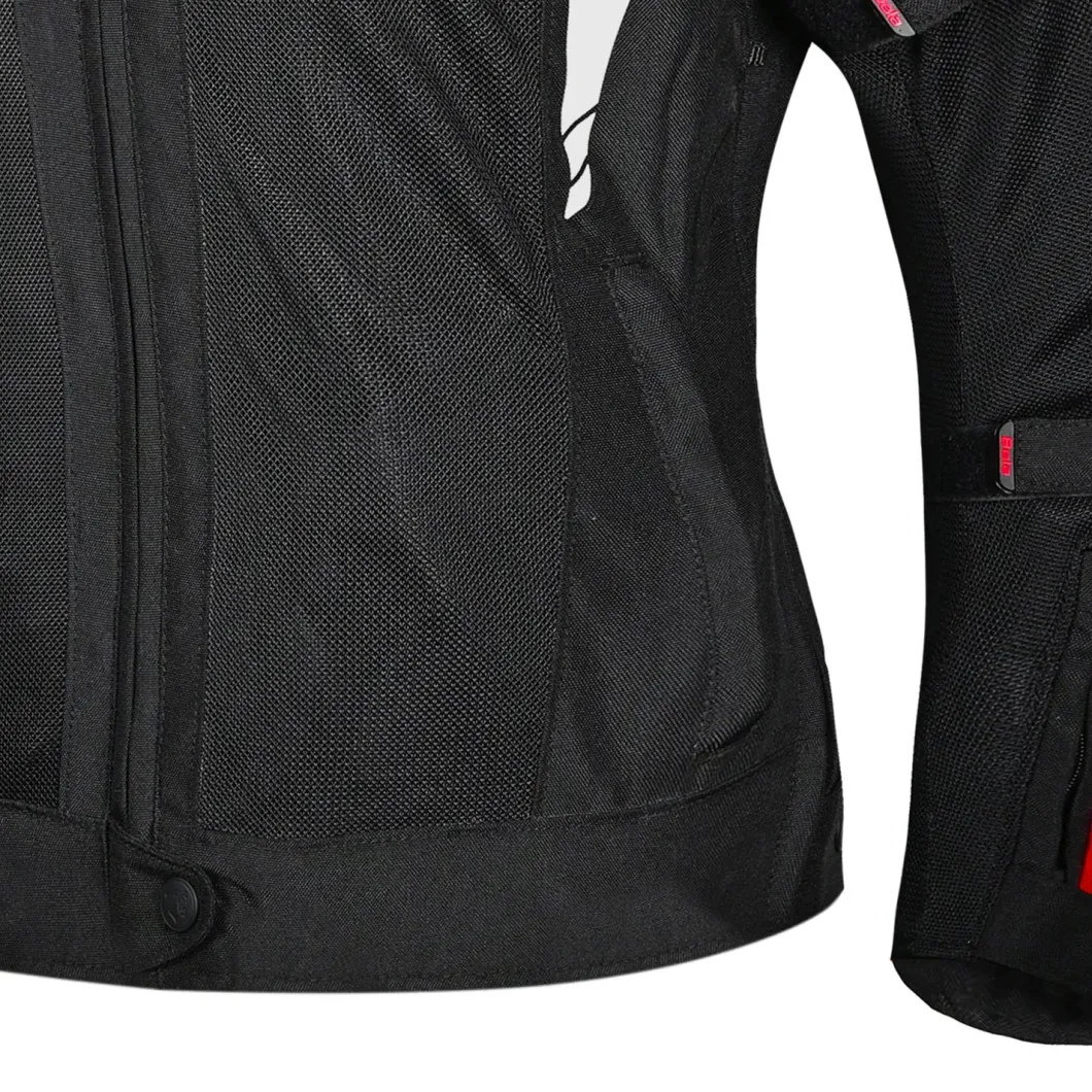 BELA SPRINTER WOMEN'S TEXTILE JACKET BLACK RED
