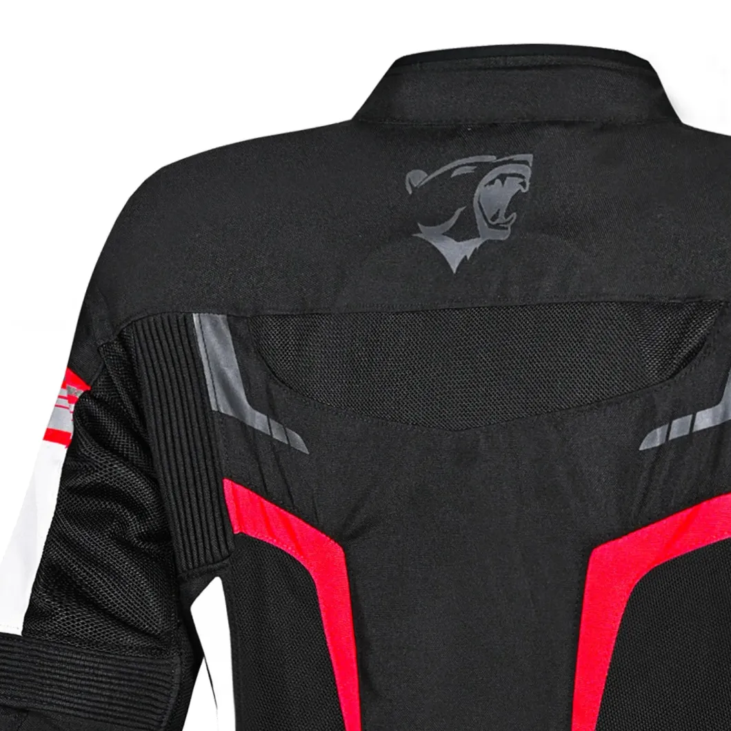 BELA SPRINTER WOMEN'S TEXTILE JACKET BLACK RED