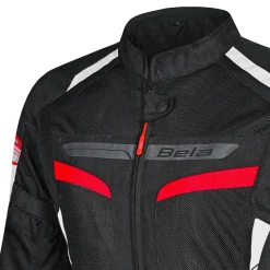 BELA SPRINTER WOMEN'S TEXTILE JACKET BLACK RED
