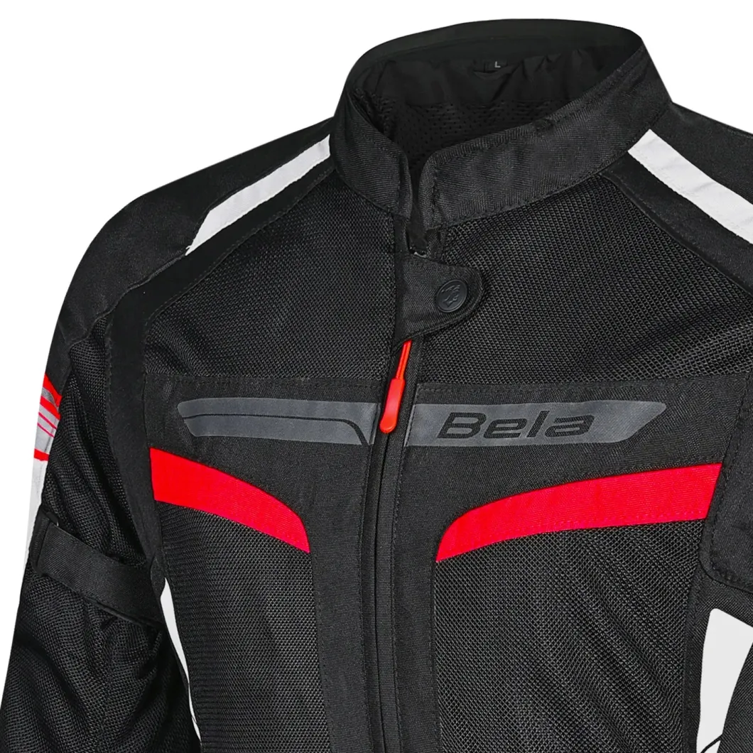 BELA SPRINTER WOMEN'S TEXTILE JACKET BLACK RED