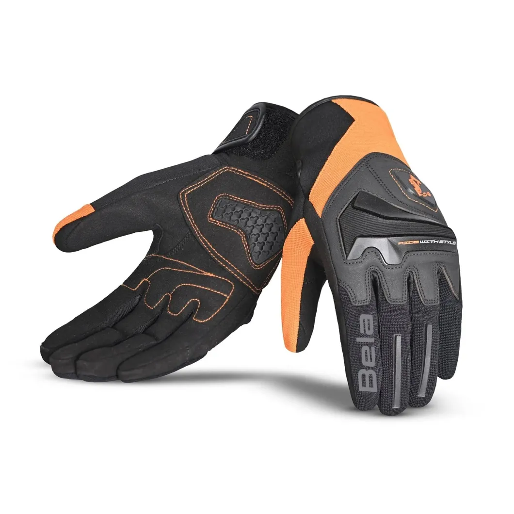 Bela - Star Fabric Glove Black/Orange