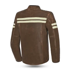 Bela Stark 4 Season Leather Jacket Brown/Beige