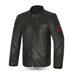 BELA STARK 4 Season Leather Motorcycle Jacket