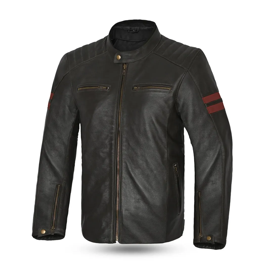 BELA STARK 4 Season Leather Motorcycle Jacket