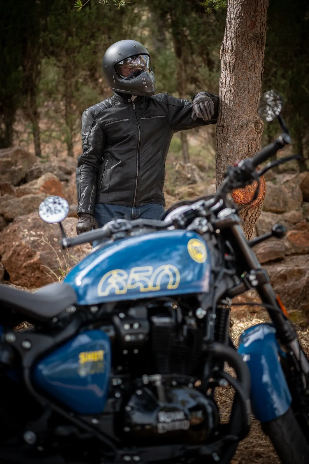 BELA STARK 4 Season Leather Motorcycle Jacket